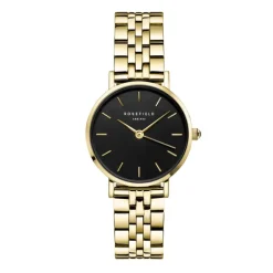 Montre Small Edit Noir Or26BSG-268<Rosefield Clearance
