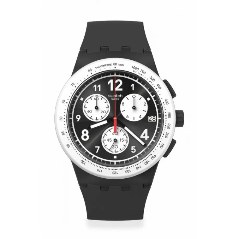 Montre ChronoSUSB420 - NOTHING BASIC ABOUT BLACK<Swatch Outlet