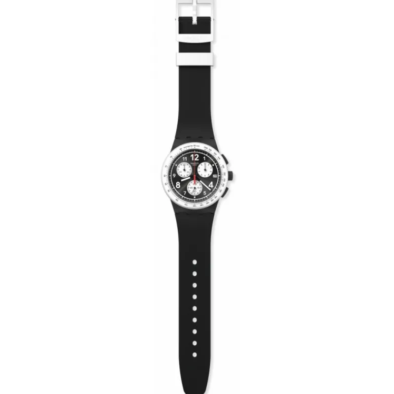 Montre ChronoSUSB420 - NOTHING BASIC ABOUT BLACK<Swatch Outlet