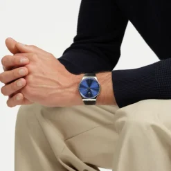 Montre Skin IronySS07S125 - FORMAL BLUE 42<Swatch New