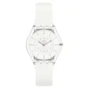Montre SkinSS08K102 - WHITE CLASSINESS AGAIN<Swatch Clearance