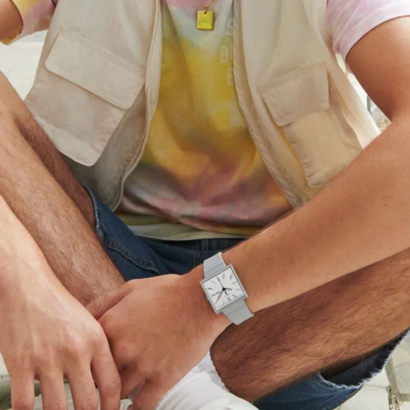 Montre Unisex Collection Bioceramic What if ?SO34M700 - WHAT IF…GRAY?<Swatch Sale