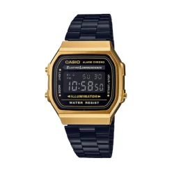Montre Unisex Vintage Gold & BlackA168WEGB-1BEF<Casio Discount