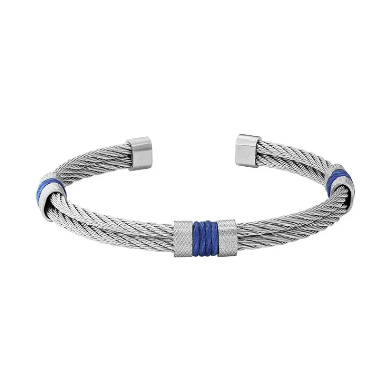 - Bracelet câble demi jonc soupleHBJ2366A<Rochet New