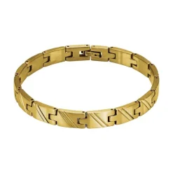 - Bracelet DEAR Acier satiné PVD Jaune 8mm x 21cmHB7486<Rochet Outlet
