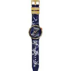 Année du SerpentSB05Z700 - BLUE AND GOLDEN LITHE DANCER<Swatch Sale
