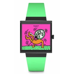 Breaks Free X Keith HaringSO34Z102 - BREAKS OFF<Swatch Fashion