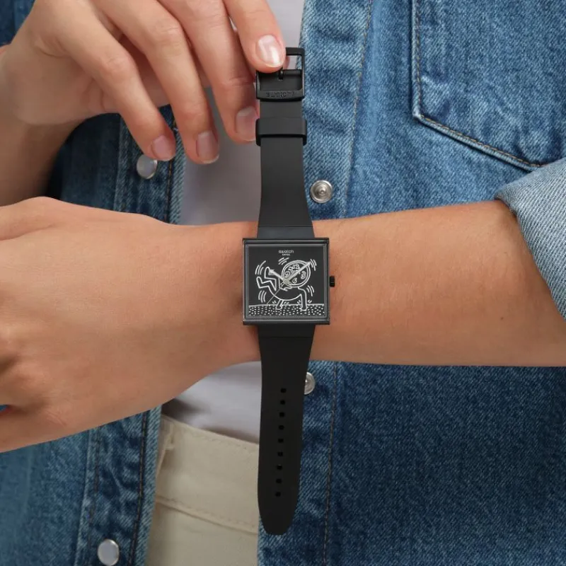Breaks Free X Keith HaringSO34Z103 - BREAKS LOOSE<Swatch Best