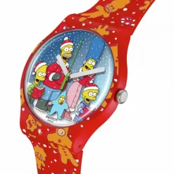 X The SimpsonsSUOZ361 - JOLLY JINGLE JAMBOREE<Swatch Fashion
