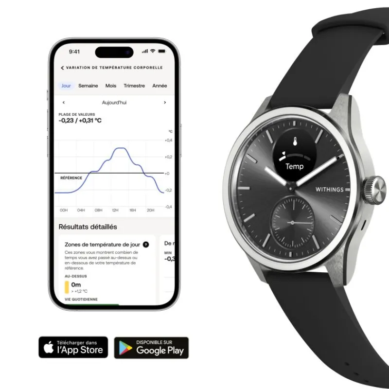 Withings ScanWatch 2 Ø42mmWSW 242 BLACK< Hot
