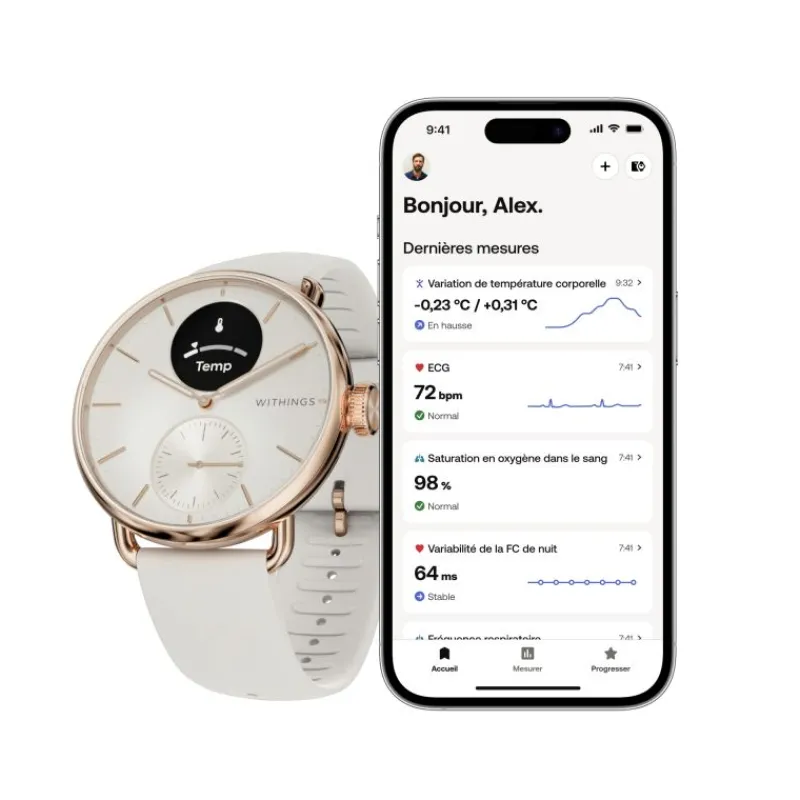 Withings ScanWatch 2 Ø38mmWSW 238 ROWHI< New