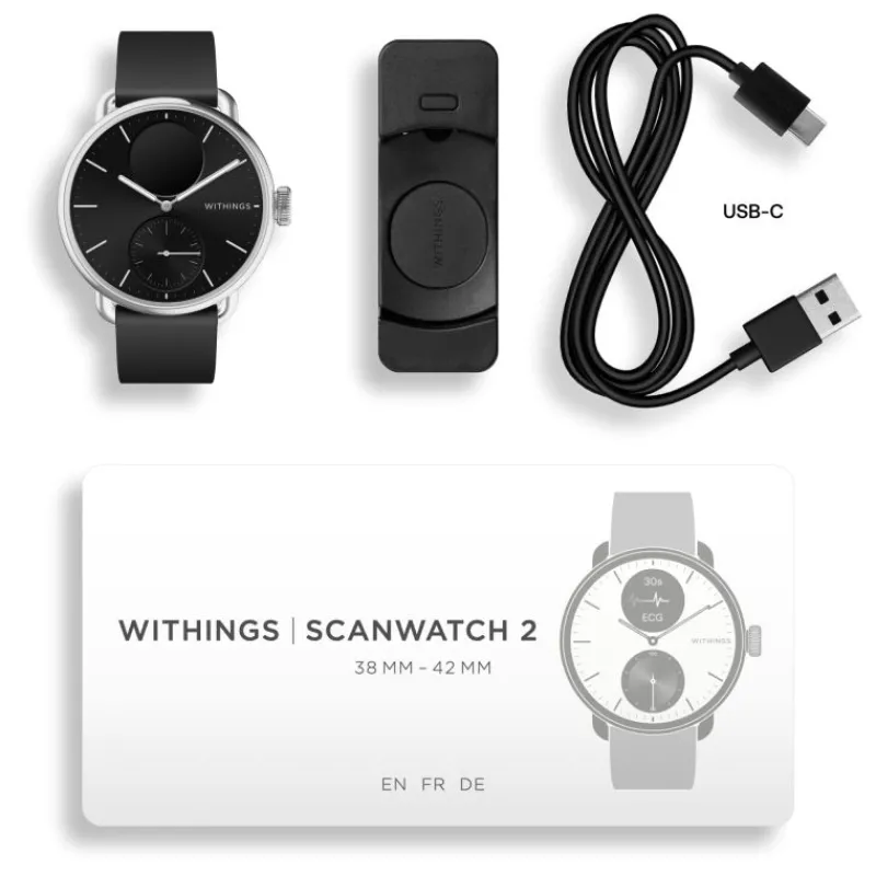 Withings ScanWatch 2 Ø38mmWSW 238 BLACK< Hot