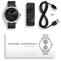Withings ScanWatch 2 Ø42mmWSW 242 BLACK< Hot