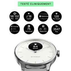 Withings ScanWatch Light Ø37mmWSW L WHITE< New