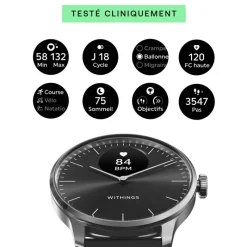 Withings ScanWatch Light Ø37mmWSW L BLACK< Online